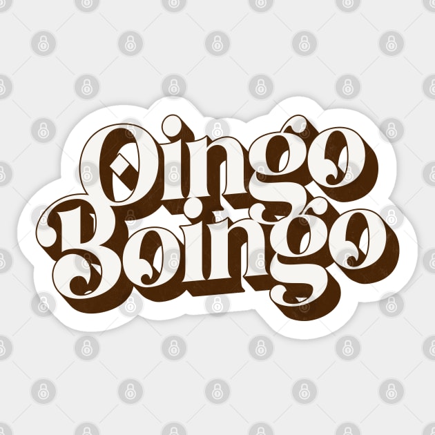 Oingo Boingo Oingo Boingo Oingo Boingo Oingo Boingo Sticker by DankFutura